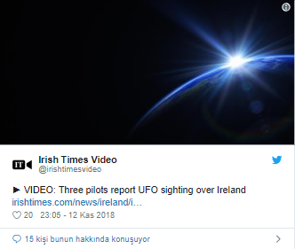 Pilotlardan UFO uyarısı - Resim : 1