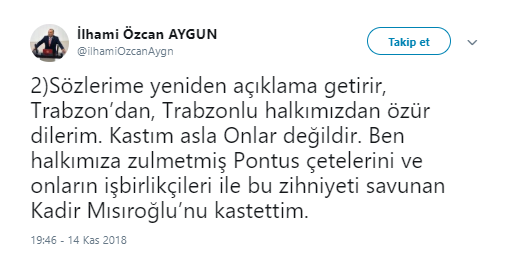 CHP’li Aygun Trabzonlulardan özür diledi - Resim : 2