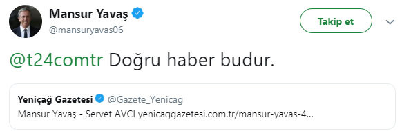 Mansur Yavaş: 'Doğru haber budur' - Resim : 1