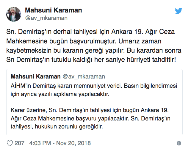 Demirtaş'ın avukatlarından yeni hamle - Resim : 1