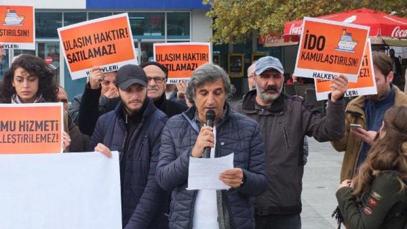 Kadıköy'de İDO eylemi: Kamulaştırılsın - Resim : 1