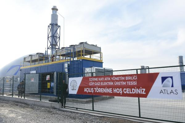 Edirne'de çöpten elektrik üretilmeye başlandı - Resim : 1