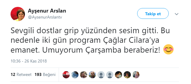 Ayşenur Arslan ekrana neden çıkmadı? - Resim : 1