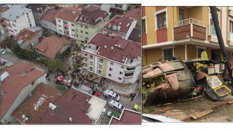 İstanbul'da askeri helikopter düştü! 4 asker şehit