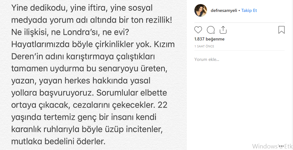 Defne Samyeli'den açıklama: Bedelini öderler - Resim : 2