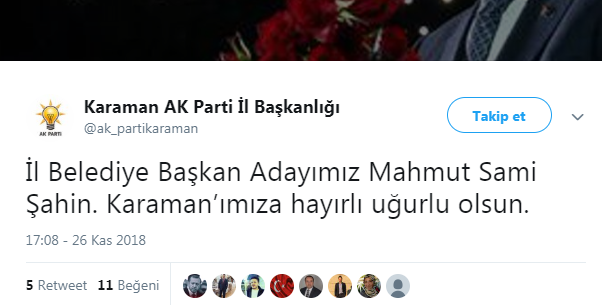 AKP'nin Karaman adayı belli oldu - Resim : 1