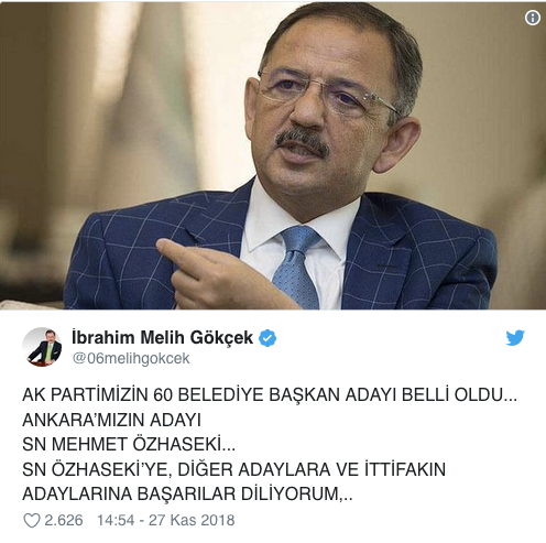 Melih Gökçek'ten Mehmet Özhaseki mesajı - Resim : 2