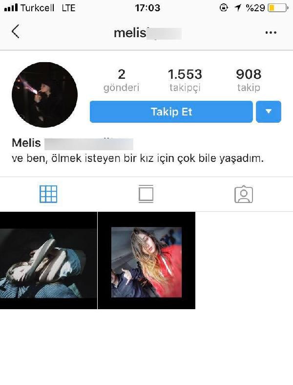 Liseli Melis intihar etti: Çok bile yaşadım... - Resim : 1