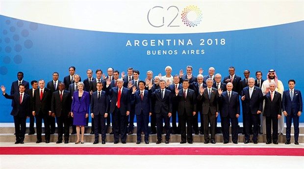 G20 Liderler Zirvesi başladı: Erdoğan ve Trump ayaküstü görüştü - Resim : 2