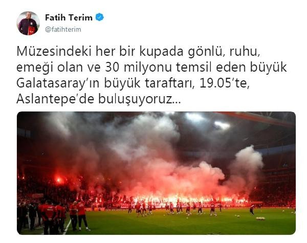 Fatih Terim'den sarı kırmızılı taraftara çağrı - Resim : 1