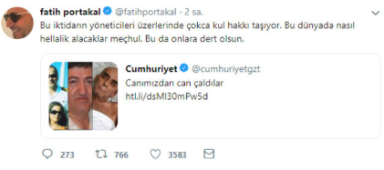 Fatih Portakal'dan zehir zemberek sözler! - Resim : 1