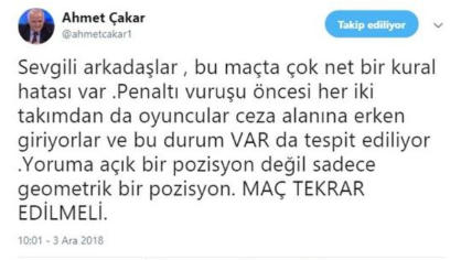 Ahmet Çakar: Fenerbahçe - Kasımpaşa maçı tekrar edilmeli - Resim : 1