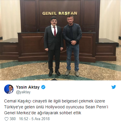 Sean Penn AKP'yi ziyaret etti - Resim : 1