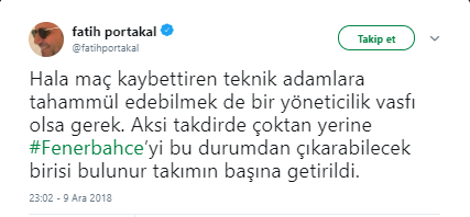 Fatih Portakal'dan Fenerbahçe yönetimine sert eleştiri - Resim : 1