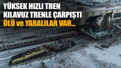 Ankara'da yüksek hızlı tren kazası