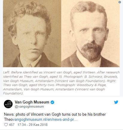 Fotoğraftaki kişi Van Gogh çıkmadı - Resim : 1
