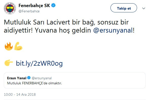Fenerbahçe taraftarının beklediği Ersun Yanal haberi geldi - Resim : 1