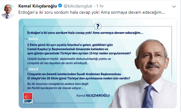 Kemal Kılıçdaroğlu: Yanıtları Ak Partili kardeşlerim de merak ediyor - Resim : 1