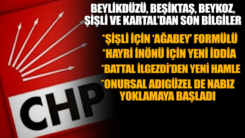 İşte CHP İstanbul'da ilçeler için son kulisler