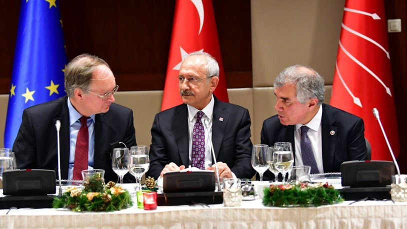 Kemal Kılıçdaroğlu, AB büyükelçileriyle akşam yemeğinde buluştu