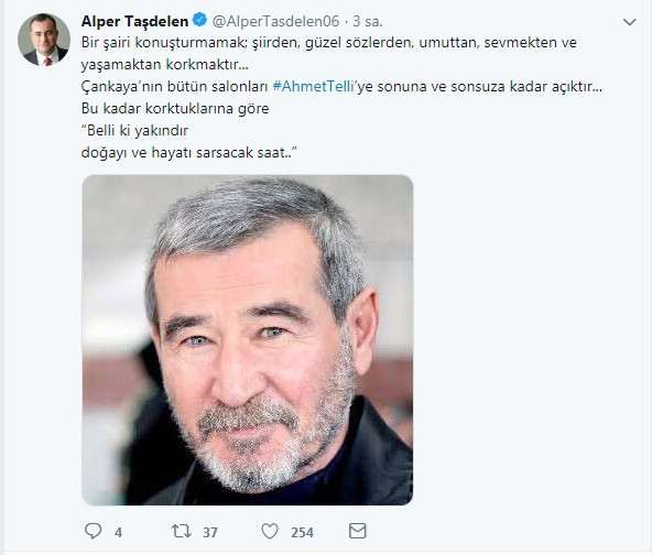 Başkan Taşdelen'den Ahmet Telli'ye destek - Resim : 1