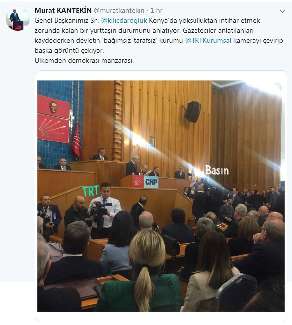 Kılıçdaroğlu konuşurken bakın TRT muhabiri ne yaptı? - Resim : 1