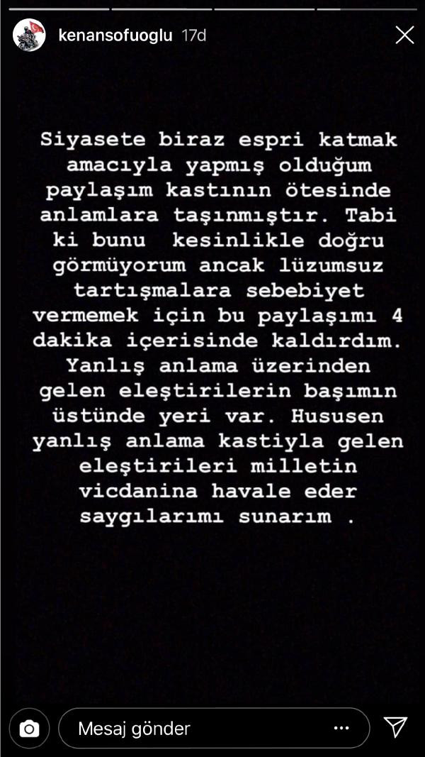 Kenan Sofuoğlu'ndan skandal paylaşımıyla ilgili açıklama - Resim : 2