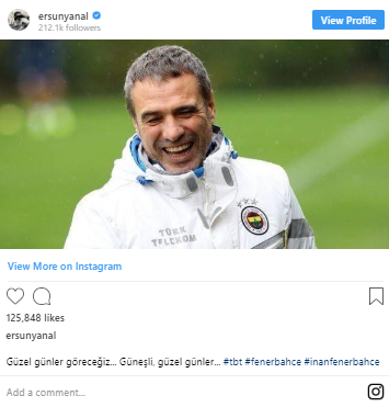 Ersun Yanal’dan taraftarlara mesaj - Resim : 1