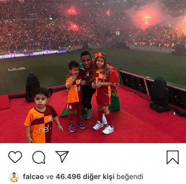 Falcao’dan Galatasaraylıları heyecanlandıran hareket - Resim : 1