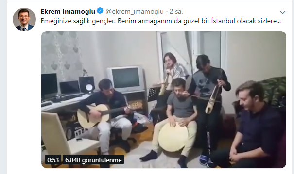Karadenizli gençler Ekrem İmamoğlu'na şarkı besteledi - Resim : 1