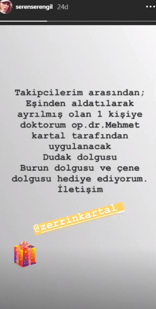 Seren Serengil'in yaptığı çekiliş takipçilerini şaşırttı! - Resim : 1