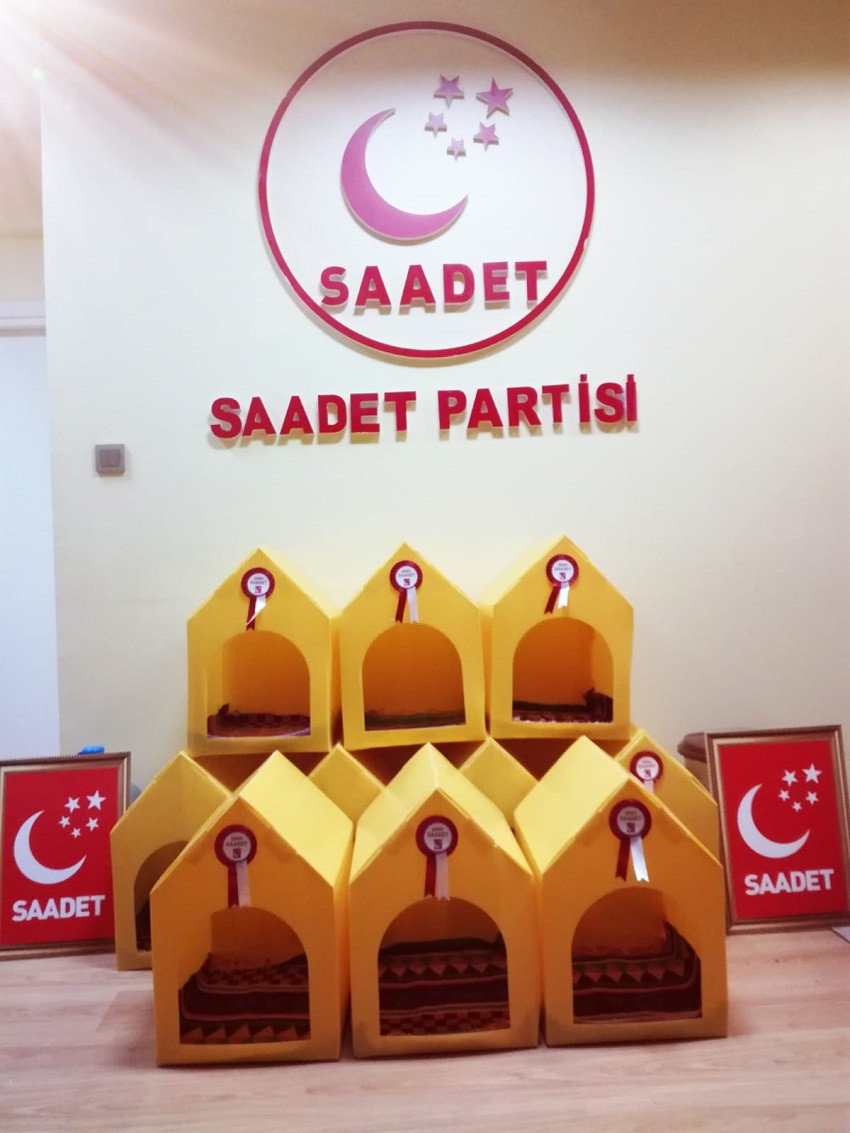 Saadet Partili gençlerden 'kedi evi' çalışması - Resim : 1