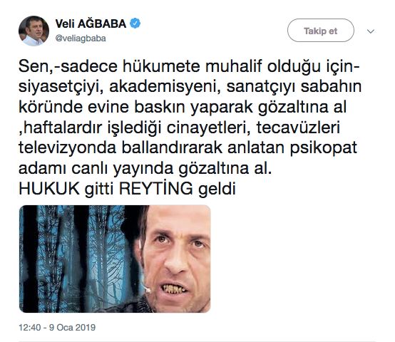 CHP'li Veli Ağbaba: Hukuk gitti, reyting geldi - Resim : 1
