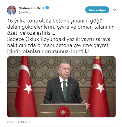Muharrem İnce'den Erdoğan'a 'talan' eleştirisi - Resim : 1