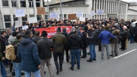 'Uzel Traktör'ün eski çalışanlarından tazminat protestosu - Resim : 1