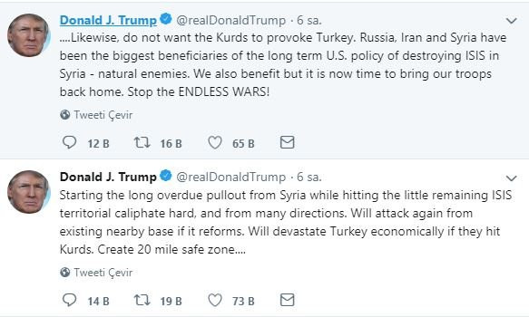 Trump'tan Türkiye'ye tehdit! - Resim : 1