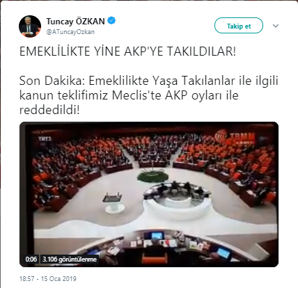 Emeklilikte yine AKP'ye takıldılar! - Resim : 1