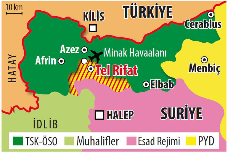 Afrin'de Türk askerlerine ateş açıldı: 'Karşılık verildi' - Resim : 1