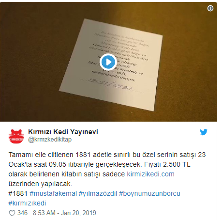 Yılmaz Özdil, ‘Mustafa Kemal’ kitabını 09.05’te 2 bin 500 liraya satacak - Resim : 1