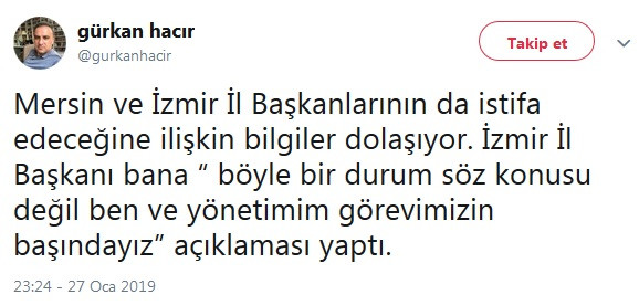 CHP İzmir İl Başkanı Deniz Yücel'den 'istifa' açıklaması - Resim : 2