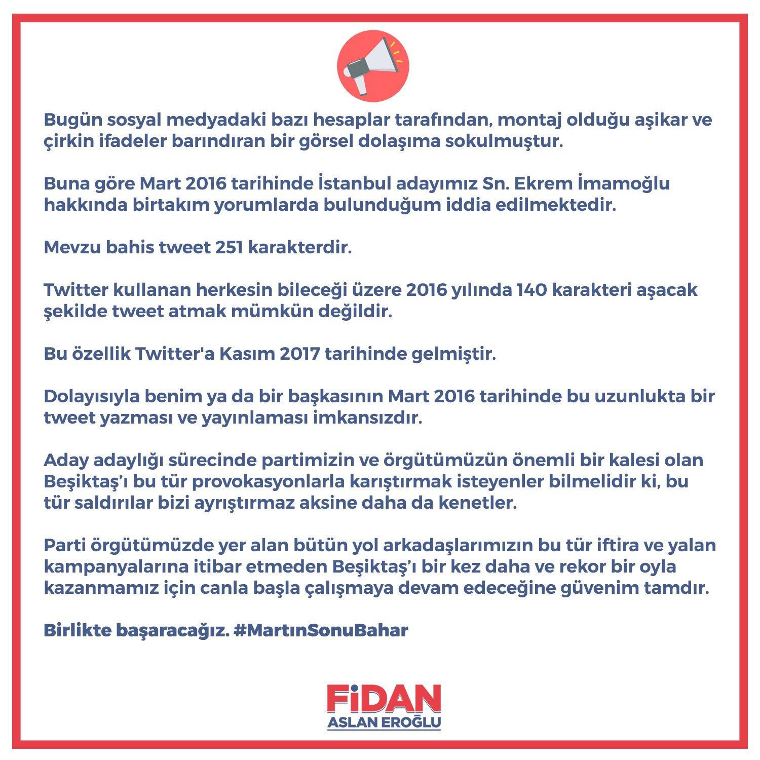 Fidan Aslan Eroğlu'ndan 'tweet' açıklaması - Resim : 1