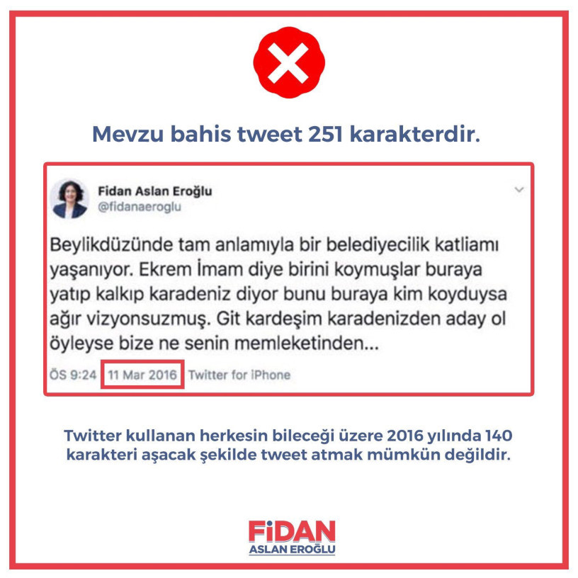 Fidan Aslan Eroğlu'ndan 'tweet' açıklaması - Resim : 2