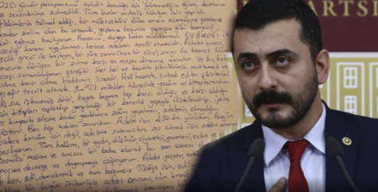 Eren Erdem'den mektup: Ses olmak için Adalet Orucu'na başlıyorum