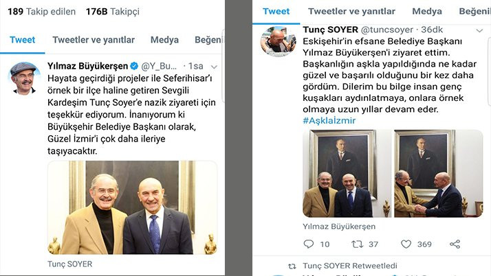 Tunç Soyer'den Yılmaz Büyükerşen'e ziyaret - Resim : 1