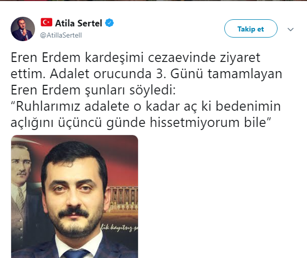 Eren Erdem'den mesaj var - Resim : 1