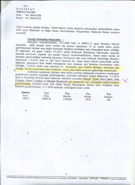 Melih Gökçek'in Mansur Yavaş iddialarını fos çıkartan belgeler - Resim : 6