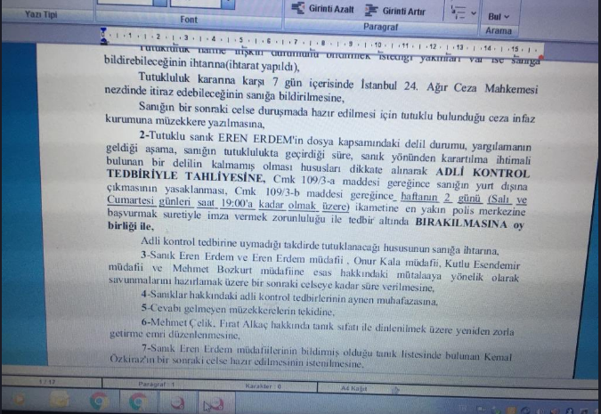 Mahkemenin Eren Erdem kararına CHP'lilerden tepki - Resim : 2