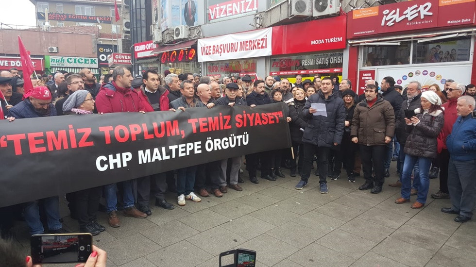 CHP Maltepe örgütü 'Hak, Hukuk, Adalet' sloganı ile Ankara yollarında - Resim : 1