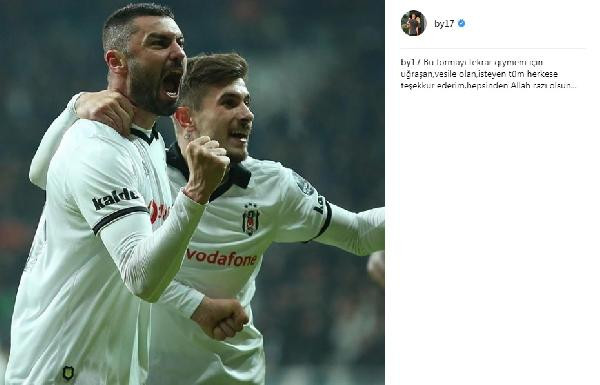 Burak Yılmaz'dan teşekkür - Resim : 1