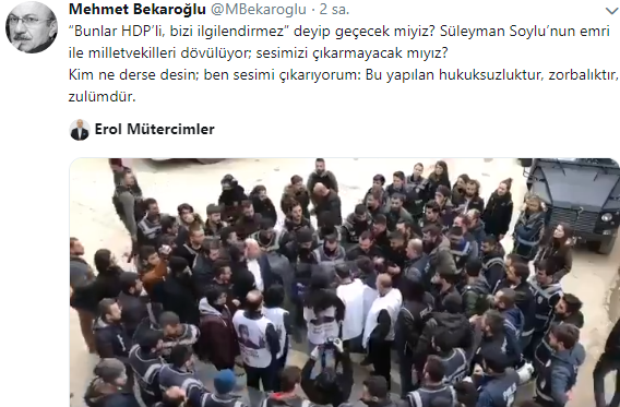 Bekaroğlu: 'Bunlar HDP’li, bizi ilgilendirmez' deyip geçecek miyiz?' - Resim : 1